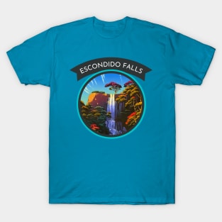 Vintage Escondido Falls at the Malibu Southern California T-Shirt